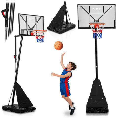 Regulējams basketbola grozs 160–305 cm Neo-Sport NS-284