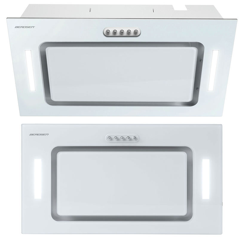 Apakšskapja tvaika nosūcējs 52 cm balts BE-52A – produkta kopskats