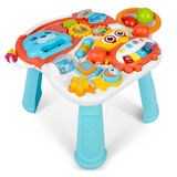 Ricokids 2-in-1 izglītojošais galdiņš RK-810, balti sarkans – produkta galerijas skats, 4. pozīcija