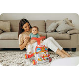 Ricokids 2-in-1 izglītojošais galdiņš RK-810, balti sarkans – produkta galerijas skats, 8. pozīcija