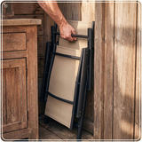 Saliekami dārza krēsli Sofotel SO-983, smilškrāsas, 2 gab – produkta galerijas skats, 10. pozīcija