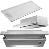 Teleskopiskais virtuves tvaika nosūcējs Berdsen BE-60-LW 60 cm, INOX – produkta kopskats