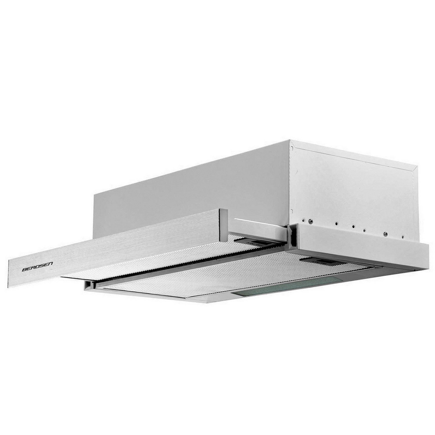 Teleskopiskais virtuves tvaika nosūcējs Berdsen BE-60-LW 60 cm, INOX – produkta galerijas skats, 2. pozīcija