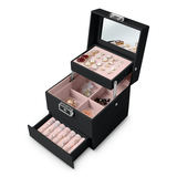 Rotaslietu lādīte Massido MS-703, 13 x 13 x 12,5 cm, melna – produkta galerijas skats, 5. pozīcija