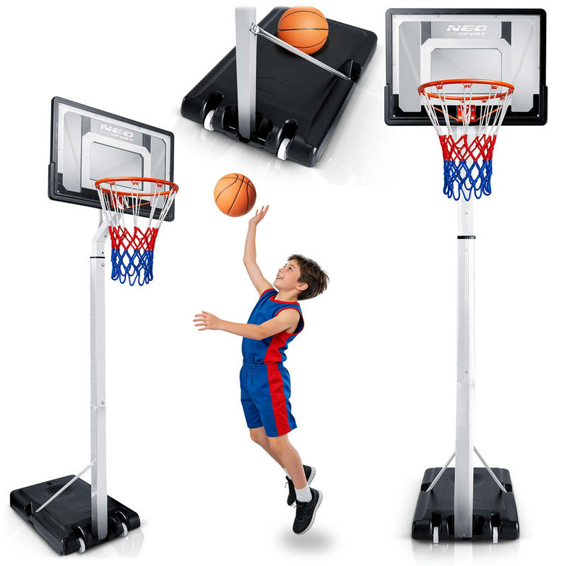 Regulējams brīvi stāvošs basketbola grozs Neo-Sport NS-281 – produkta kopskats