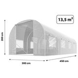 Siltumnīcas plēve 3x4,5 m (13,5 m2) Plonos, balta – produkta galerijas skats, 5. pozīcija