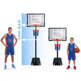 Basketbola grozs 150–210 cm regulējams Neo-Sport NS-280 – produkta galerijas skats, 10. pozīcija