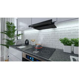 Berdsen BE-60-LW 60 cm melns teleskopiskais virtuves nosūcējs – 15. galerijas produkta kadrs