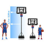 Regulējams basketbola grozs 170–305 cm Neo-Sport NS-283 – produkta galerijas skats, 10. pozīcija