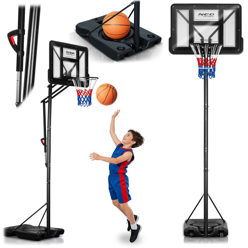 Regulējams basketbola grozs 170–305 cm Neo-Sport NS-283 – produkta kopskats