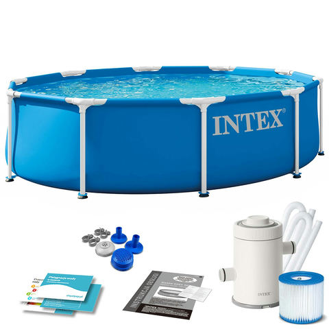 Intex stelažas baseins 305 x 76 cm 9 vienā 28202ND