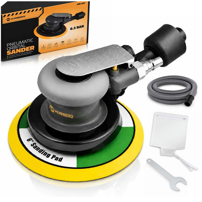 Pneimatiskā ekscentriskā slīpmašīna Humberg HM-262 125/150 mm – produkta kopskats