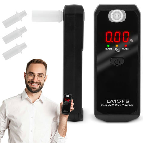 Elektroķīmiskais alkometrs K-PRO CA-15FS ar 3 iemutņiem