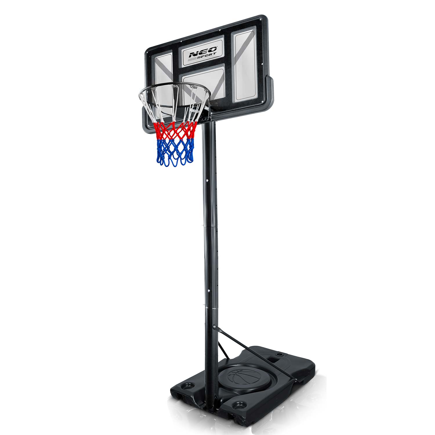 Regulējams basketbola grozs Neo-Sport NS-282 135-300 cm – produkta galerijas skats, 2. pozīcija