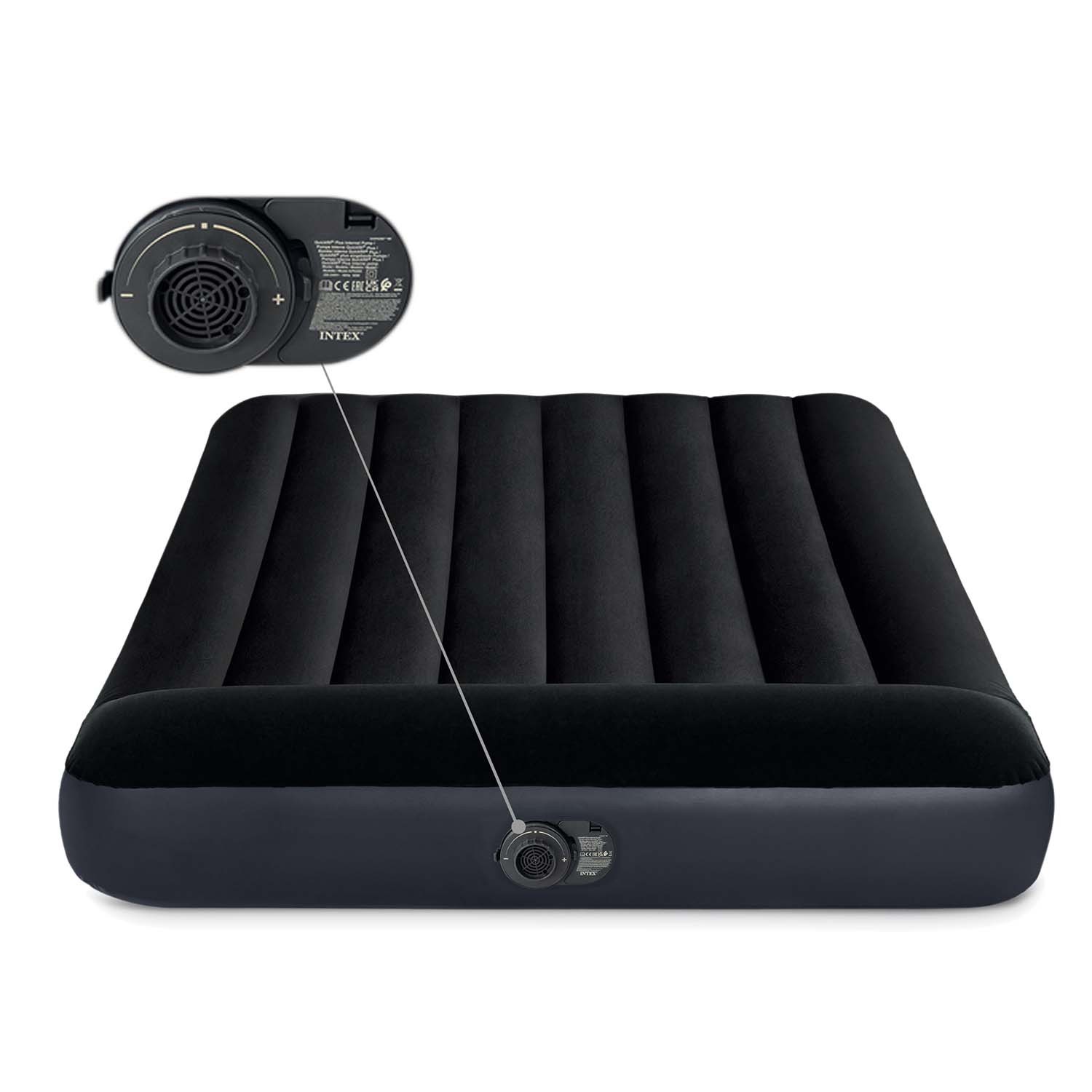 Piepūšamais matracis 203x152x25 cm ar iebūvētu elektrisko pumpi INTEX 64150 – produkta galerijas skats, 2. pozīcija