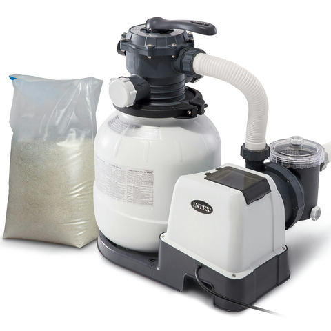 Smilšu filtrsūknis 7900 l/h Intex 26646 ar 25 kg smilšu