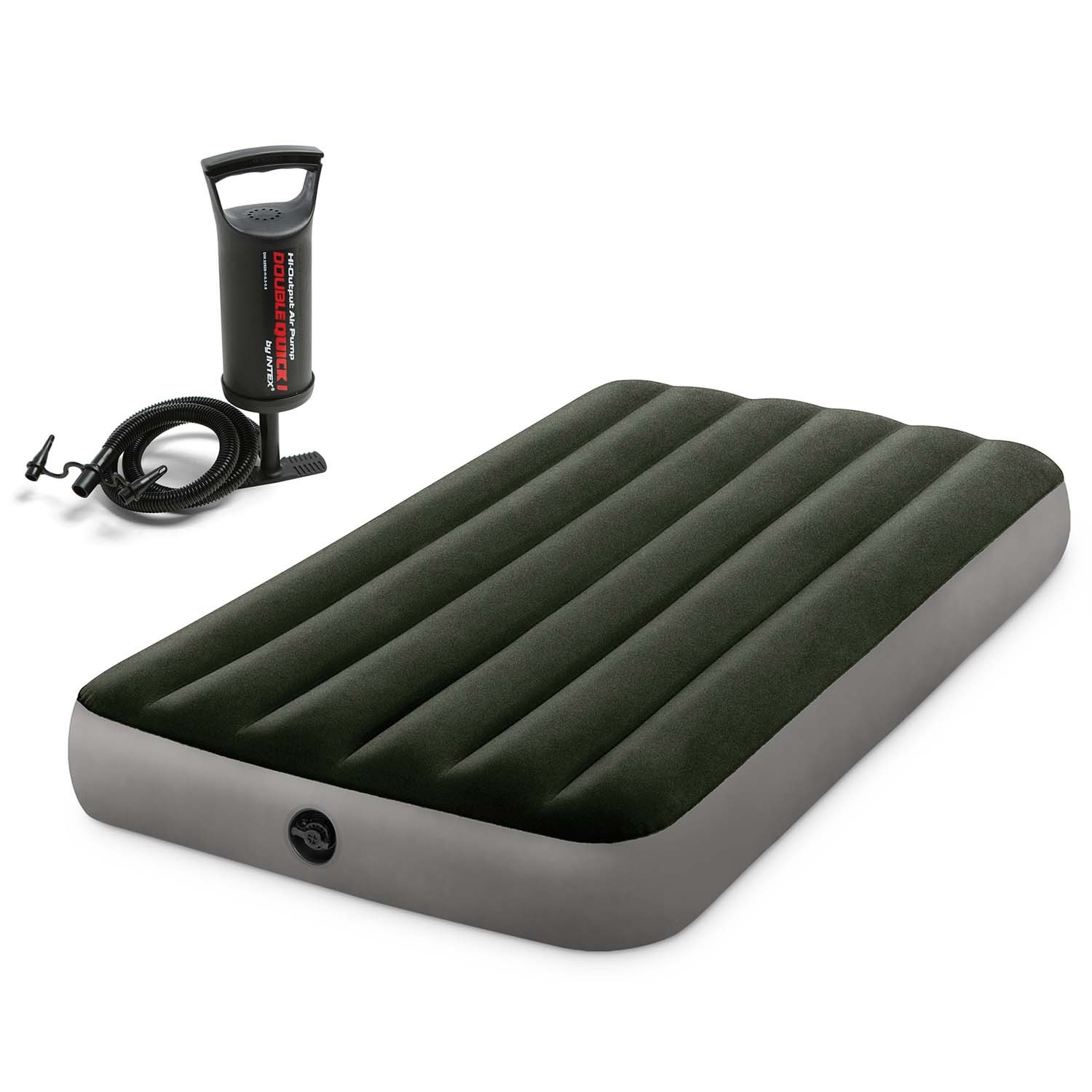 Intex piepūšamais matracis 191 x 137 x 25 cm ar virzuļpumpi 664108 – produkta galerijas skats, 2. pozīcija