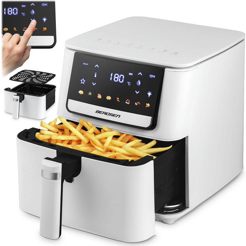 Gaisa fritieris Berdsen BD-662, balts – produkta kopskats