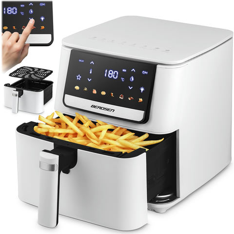 Gaisa fritieris Berdsen BD-662, balts