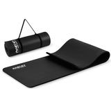 Treniņu paklājiņš ar caurumiem Neo-Sport 183 x 60 cm, biezs, melns – produkta galerijas skats, 3. pozīcija