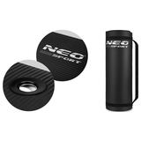 Treniņu paklājiņš ar caurumiem Neo-Sport 183 x 60 cm, biezs, melns – produkta galerijas skats, 8. pozīcija