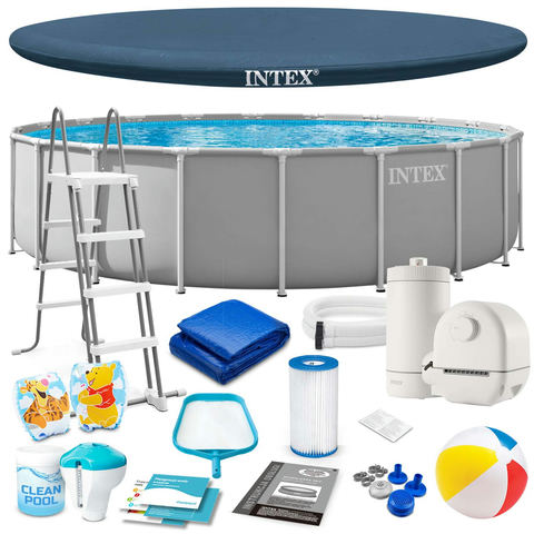 Intex stelažas baseins 610 x 132 cm 18 vienā 26756ND