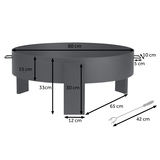 Dārza ugunskura vieta 80 cm Berdsen BD-883 – produkta galerijas skats, 12. pozīcija