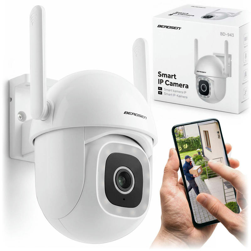 Āra WiFi grozāmā IP kamera 5MP Berdsen BD-943 – produkta kopskats