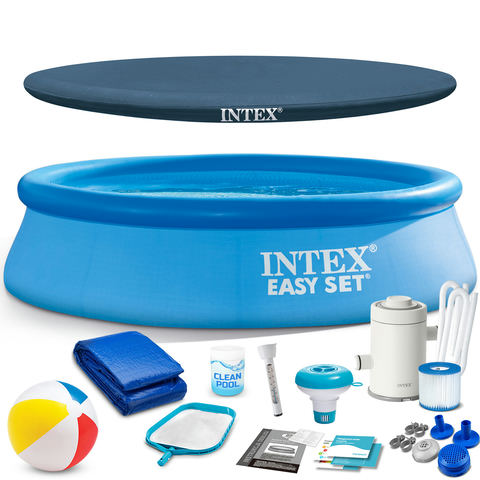 Intex uzpūšamais baseins 244 x 61 cm 18 vienā 28108