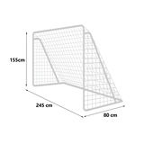 Futbola vārti 245 x 155 x 80 cm Neo-Sport – produkta galerijas skats, 9. pozīcija
