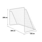 Futbola vārti 300 x 200 x 120 cm Neo-Sport – produkta galerijas skats, 7. pozīcija