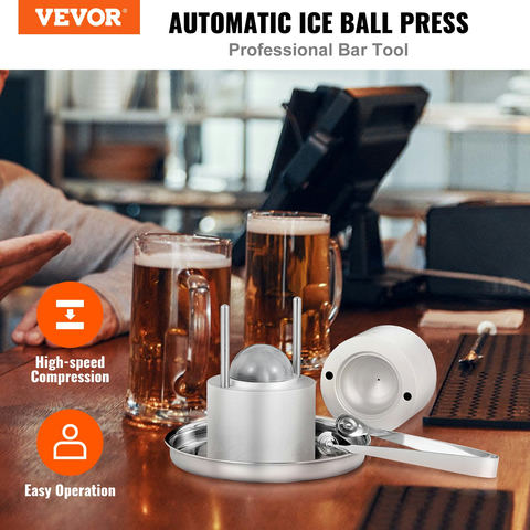 VEVOR ledus bumbiņu prese ar veidni, 60 mm, komplekts