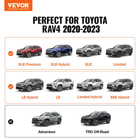 Jumta bagāžnieka šķērstieņi Toyota RAV4 2019-2023, alumīnija, ar slēdžiem