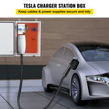 Tesla lādētāja stacijas kaste 70x50x25 cm, tērauda elektriskais korpuss
