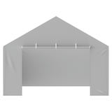 VEVOR 13 x 20 ft nojumes nomaiņas pārvalks sānu sienai, pelēks, bez rāmja
