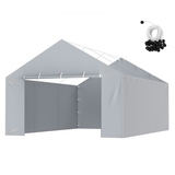 VEVOR 13 x 20 ft nojumes nomaiņas pārvalks sānu sienai, pelēks, bez rāmja