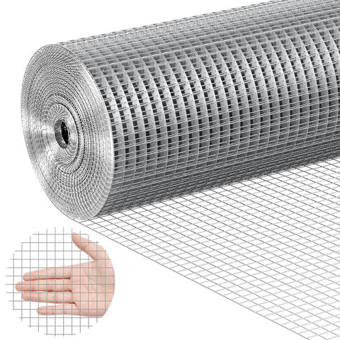 Metāla siets 1/2 collas 24in x 100 ft, 19 Gauge, cinkots ruļļos