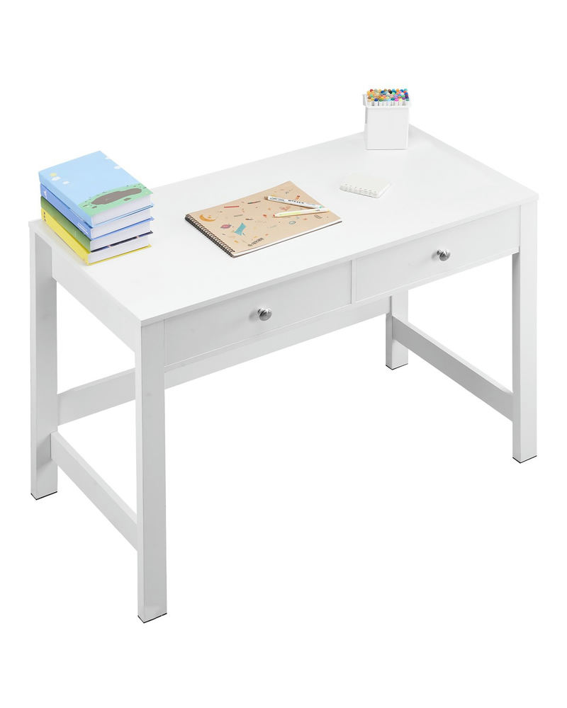 Bērnu rakstāmgalds ar atvilktnēm KLCH-02, balts, 1000 x 480 x 751 mm