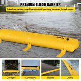 Plūdu barjera, 7,32 m × 51 cm × 30,5 cm, atkārtoti lietojama PVC ūdens novadīšanas caurule – produkta kopskats