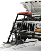 Augstais automobiļu remonttrolis ar 42,5"–64,8" regulējamu augstumu, 400 lbs