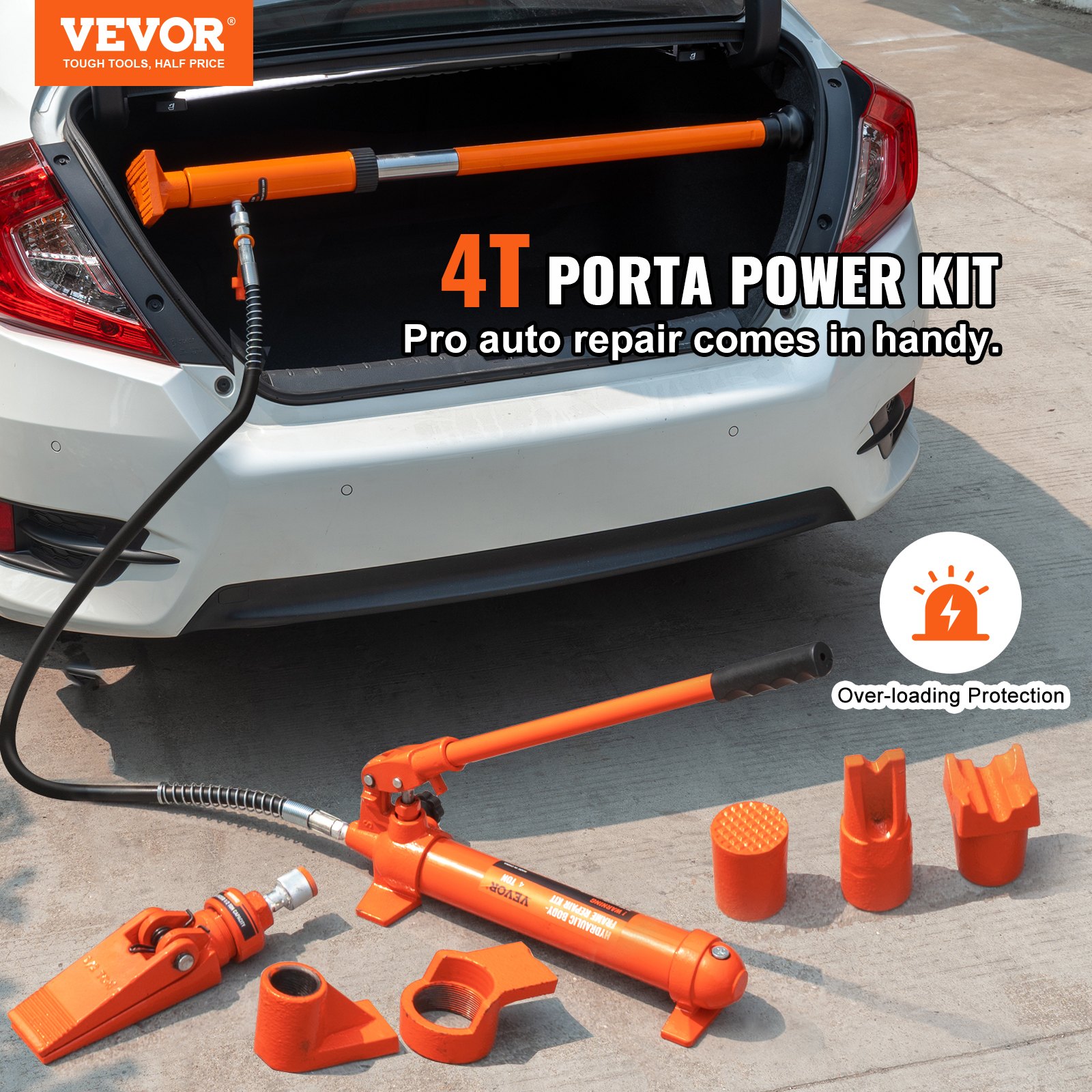 VEVOR 4 tonnu Porta Power hidrauliskais