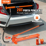 VEVOR 20 tonnu Portālais Power komplekts ar 1,4 m eļļas šļūteni un uzglabāšanas kasti