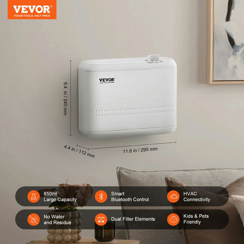 HVAC aromāta difuzors 850 ml, aukstā gaisa smaržu iekārta, 5000 kvadrātpēdām