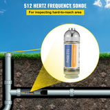 Cauruļvadu lokators 512HZ Sonde ar 8/5" un 1/4-20" savienotājiem, VV-S-512