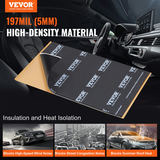 Auto skaņas slāpēšanas paklājs, 200 mil, 2.3 m², butila materiāls, modelis 6003-160mm-black