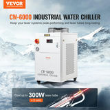 Rūpnieciskais ūdens dzesētājs CW6000, 1500W, 15 L, 65 L/min