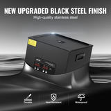 VEVOR 15L ultraskaņas tīrītājs, 360W, 40kHz, ar sildīšanu un taimeri