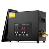 VEVOR 6 L ultraskaņas tīrītājs, 180 W digitāla tīrīšanas iekārta ar sildītāju un taimeri, modelis KZ-F6