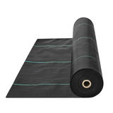 VEVOR 4 ft x 250 ft smagas noslodzes nezāļu barjeras ainavu audums, 5 oz