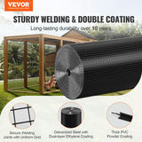 Metāla siets 24'' x 100' cinkots stiepļu ruļlis, 19 kalibrs, ar PVC pārklājumu